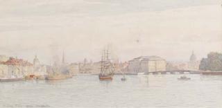Tristram J. Ellis - Stockholm harbour