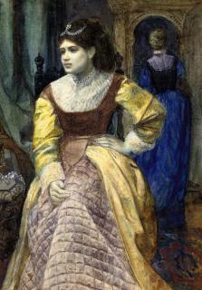 Tristram James Ellis - A Venetian lady at her toilet