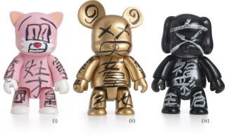 Tsang, Tsou Choi - Calligraphy On Bearbearquee (Three Works)