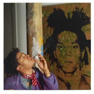 Tseng Kwong Chi - Jean-Michel Basquiat, New York, 1987