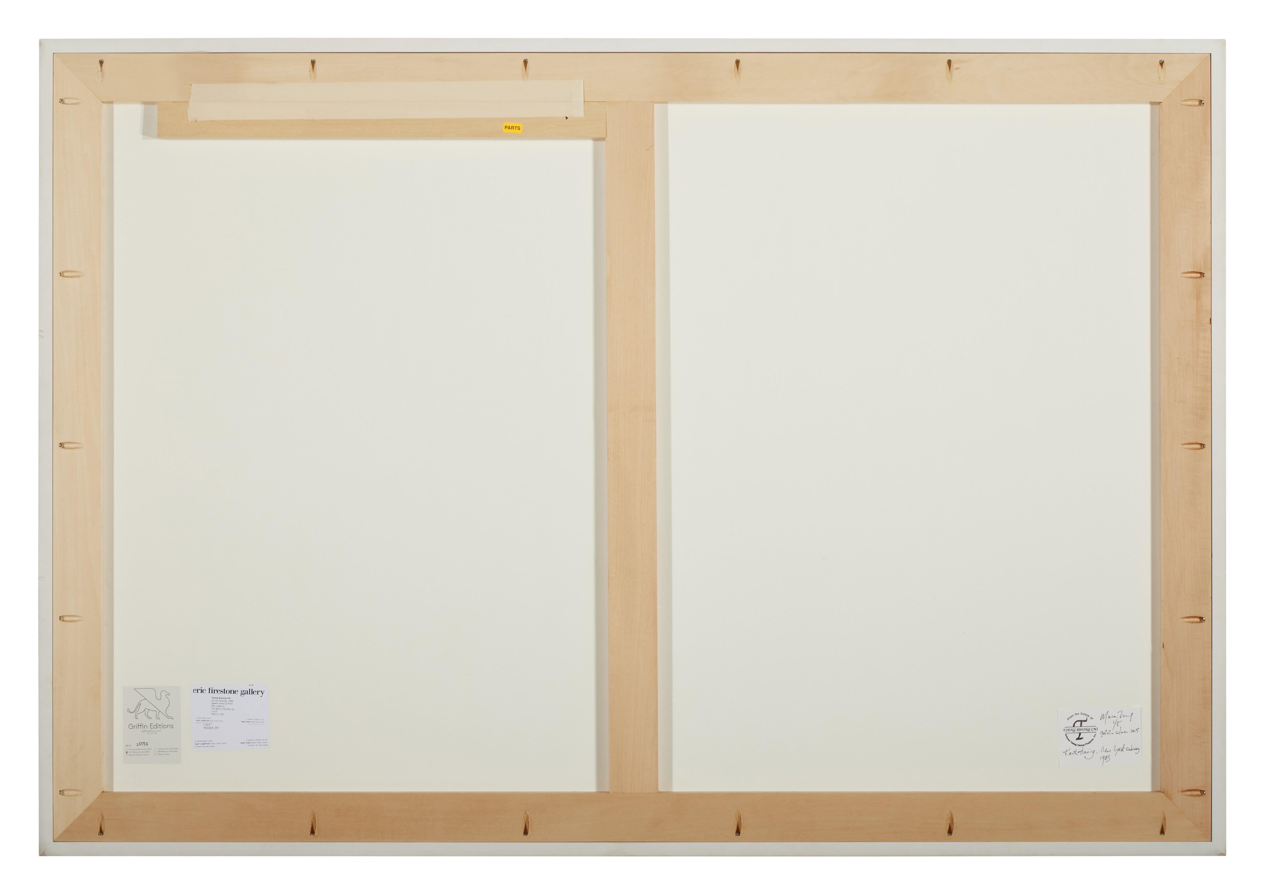 Tseng Kwong Chi - Keith Haring, New York Subway, 1983