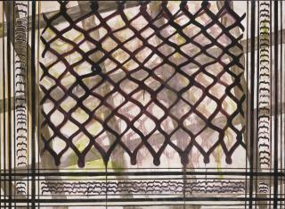 Tsibi Geva - Keffiyeh With Grid 