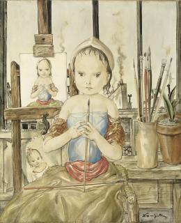 Tsugouharu Foujita - Petite Fille D\'Artiste