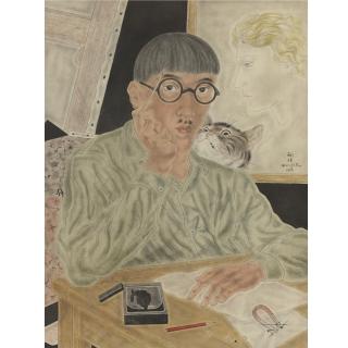 Tsuguharu Foujita - Autoportrait