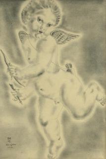 Tsuguharu Foujita - Cupidon