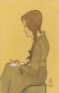 Tsuguharu Foujita - Femme Assise