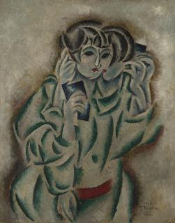 Tsuguharu Foujita - Femme Cubiste 