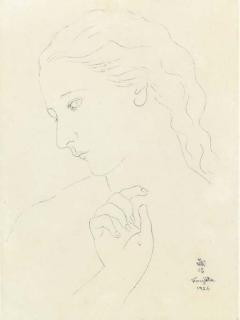 Tsuguharu Foujita - Femme