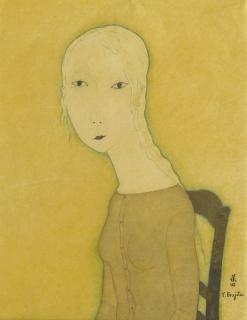 Tsuguharu Foujita - Jeune Fille À La Chaise