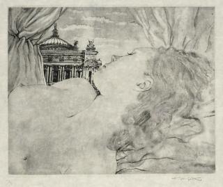 Tsuguharu Foujita - La Rivière enchantée: one plate