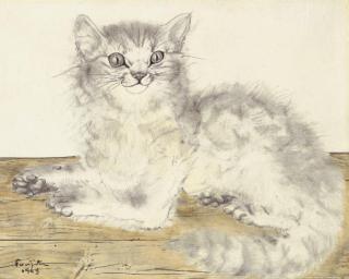 Tsuguharu Foujita - Le chat