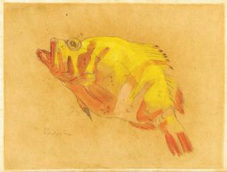 Tsuguharu Foujita - Le poisson