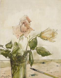 Tsuguharu Foujita - Les Roses