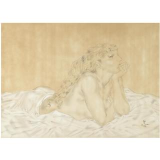 Tsuguharu Foujita - Nu Allongé, Madeleine