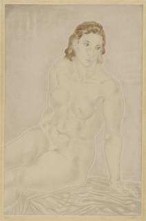 Tsuguharu Foujita - Nu Assis (Buisson 30.35)