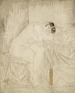 Tsuguharu Foujita - Nu Assoupi Sur La Table
