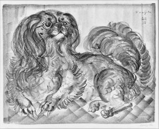 Tsuguharu Foujita - Pekinese