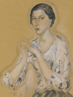 Tsuguharu Foujita - Portrait de femme