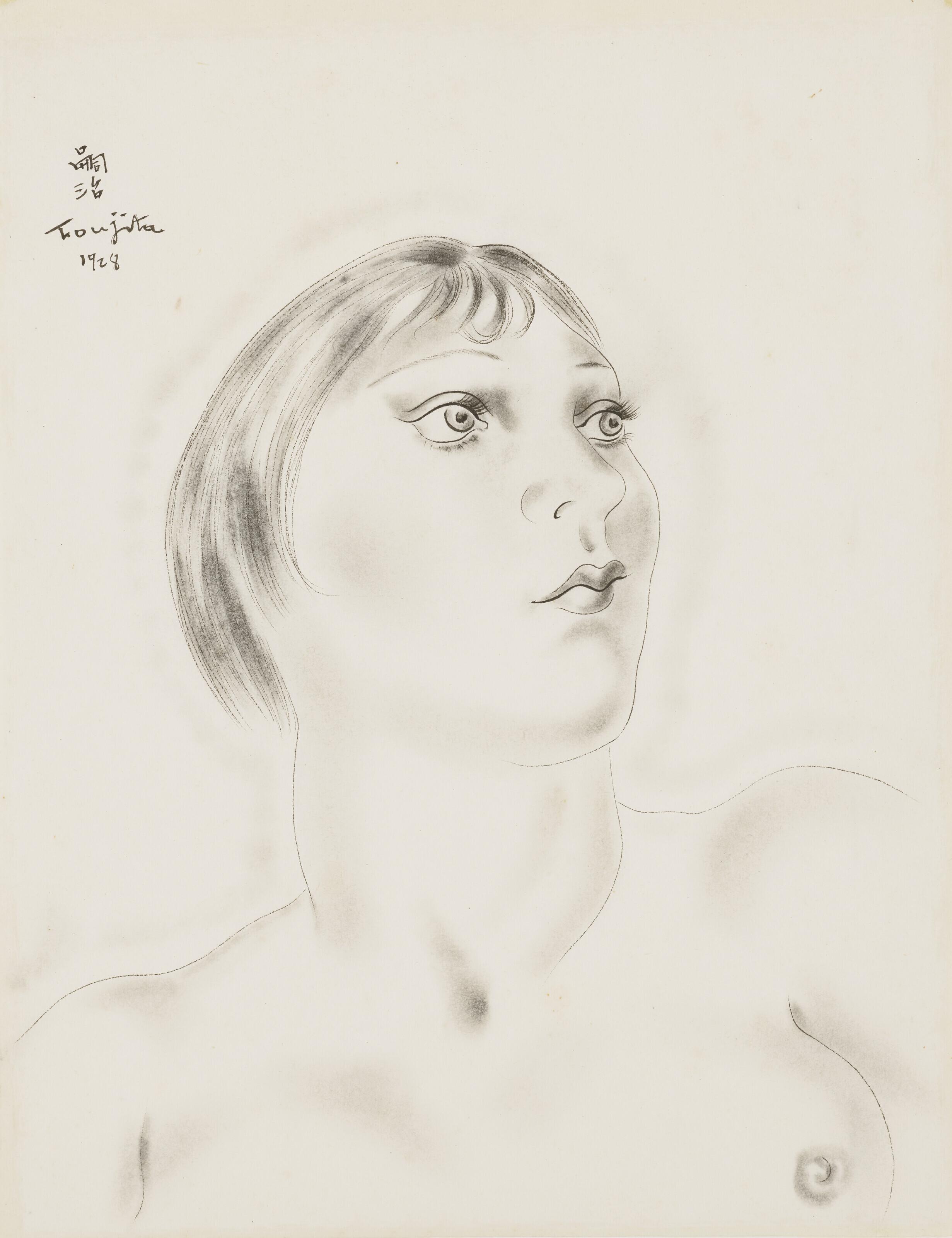 Tsuguharu Foujita - Portrait de Kiki de Montparnasse