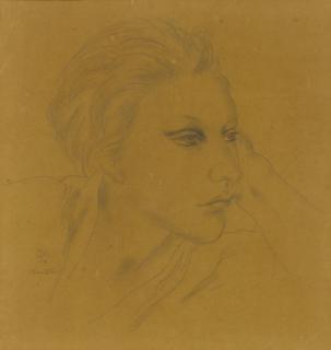 Tsuguharu Foujita - Portrait of a lady