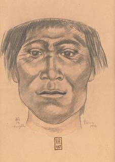 Tsuguharu Foujita - Portrait Of A Man(Painted In 1932)