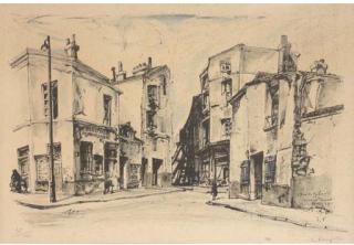 Tsuguharu Foujita - Rue de la Santé