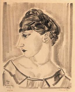Tsuguharu Foujita - Tête De Femme