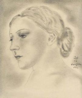 Tsuguharu Foujita - Youki, the artist\'s wife