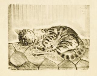 Tsuguharu Léonard Foujita - Chat