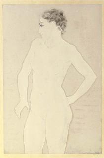 Tsuguharu Leonard Foujita - Nu debout, one plate from Femmes (Buisson 30)