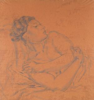 Tsuguji Foujita - Femme allongée