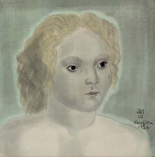 Tsuguji Foujita - Jeune fille blonde