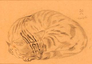 Tsuguji Foujita - Le chat