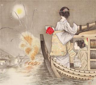 Tsukioka Yoshitoshi - Beauties, famous views and daily life