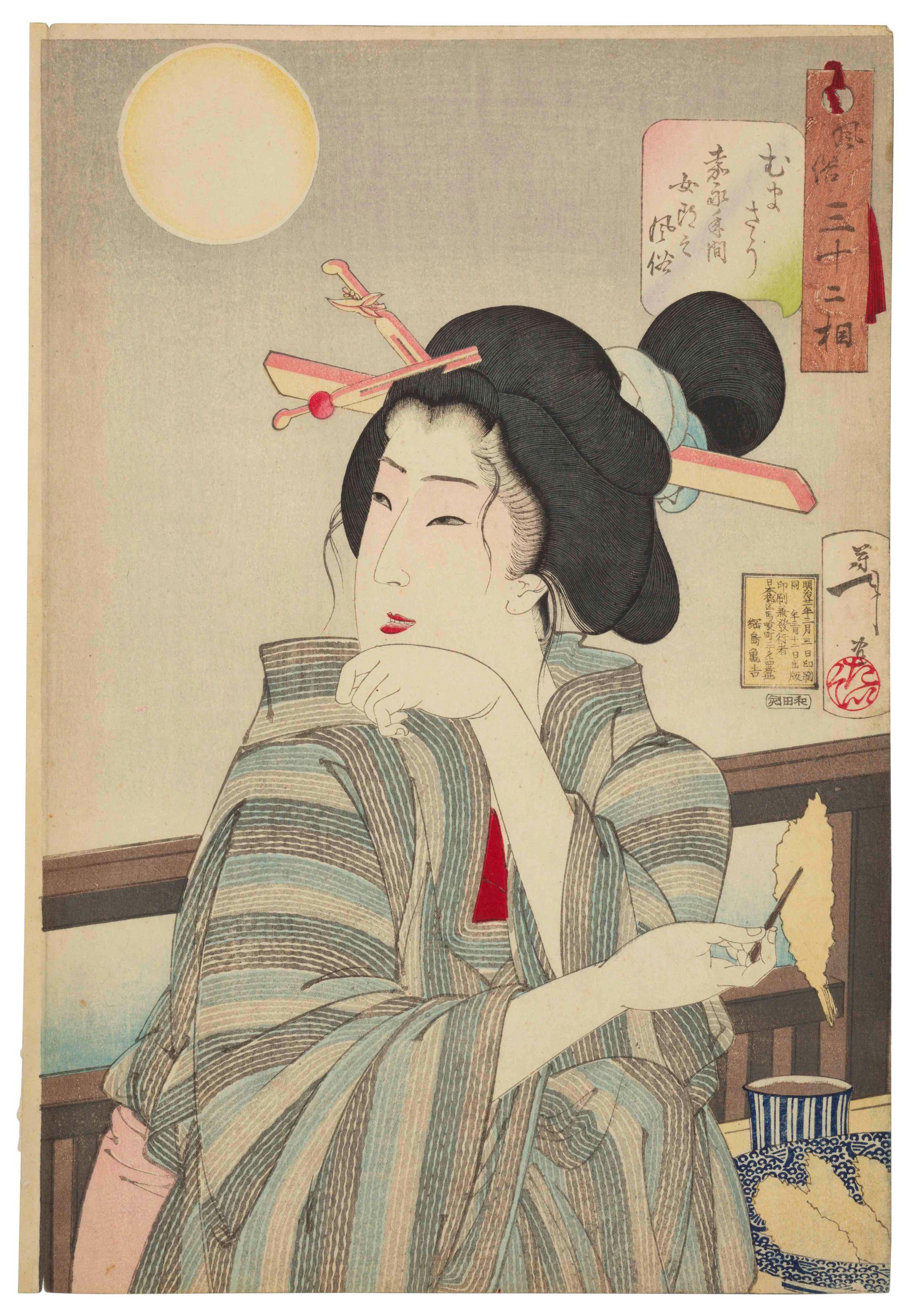 Tsukioka Yoshitoshi - Meiji era (1868-1912), dated 1888