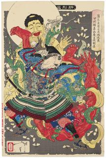 Tsukioka Yoshitoshi - Shinkei sanjurokkasen (New Forms of Thirty-six Ghosts)