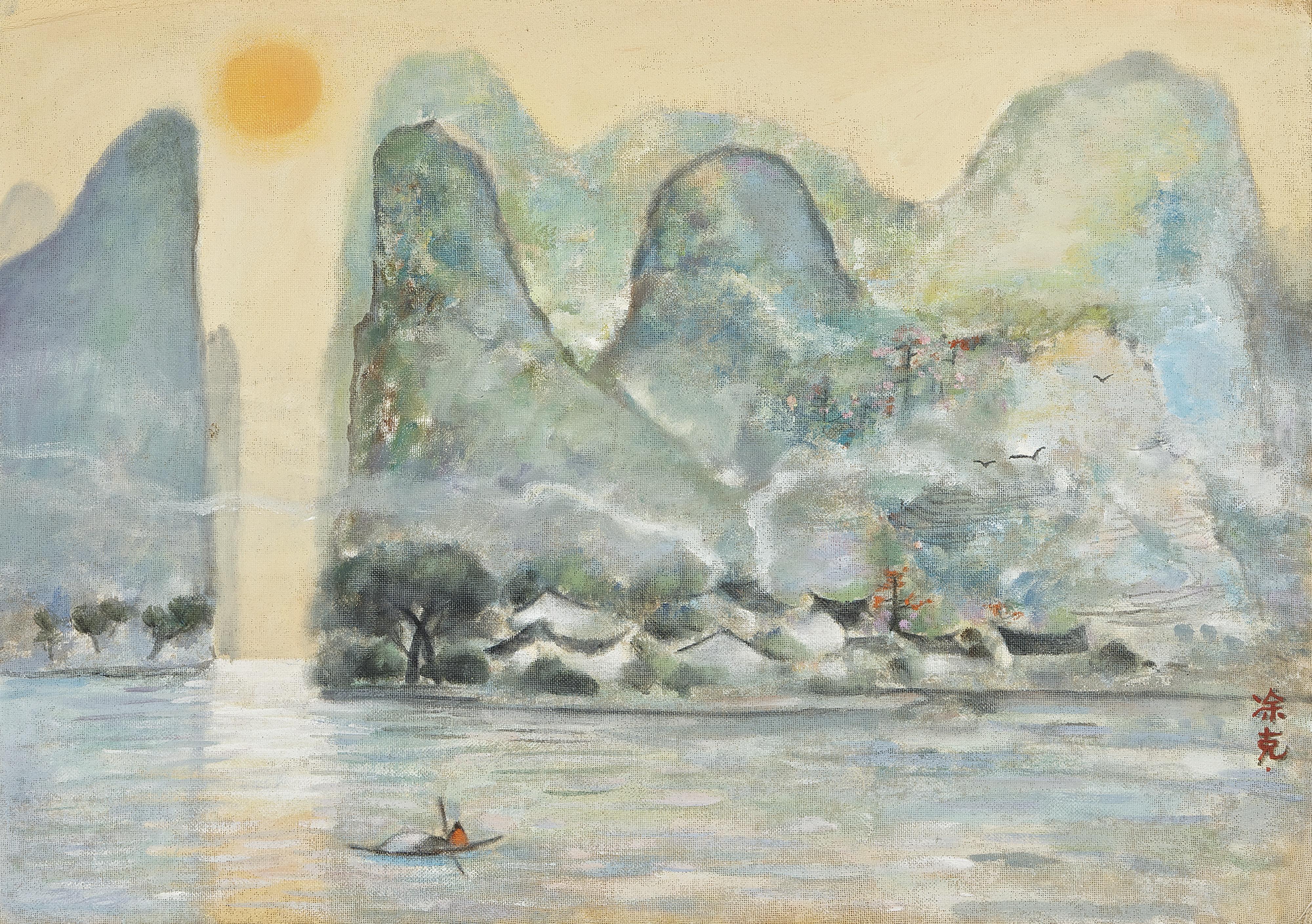 Tu Ke - Li River At Sunset