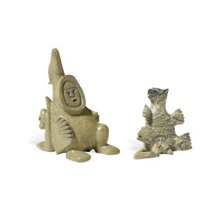 Tukiki Manomi - Two Tukiki Manomi Sculptures