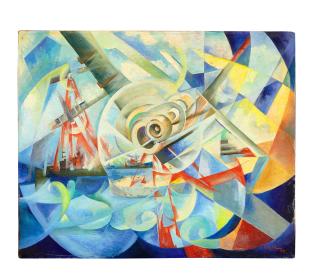 Tullio Crali - Battaglia in mare