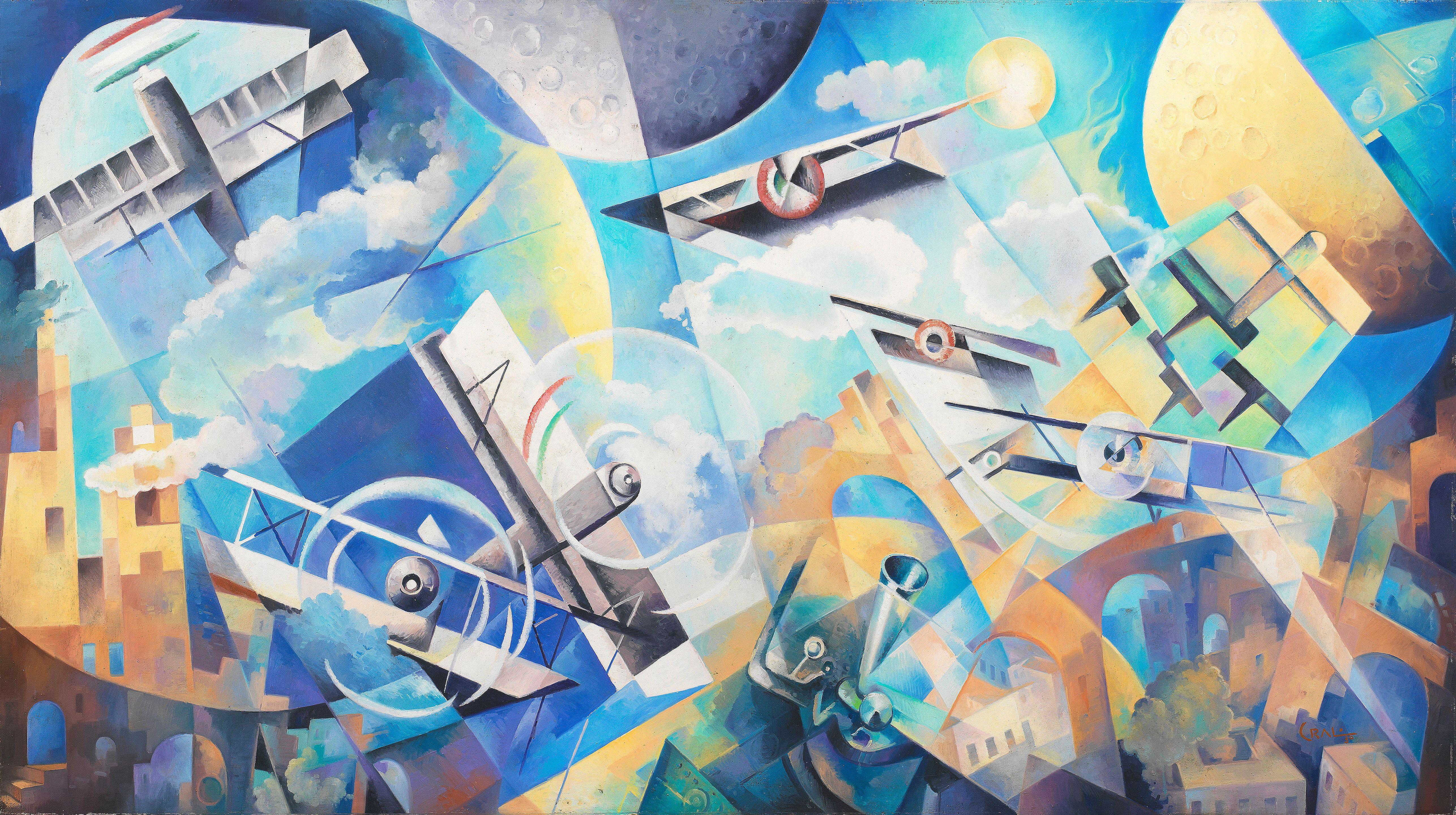 Tullio Crali - Evoluzioni aeree ascensionali