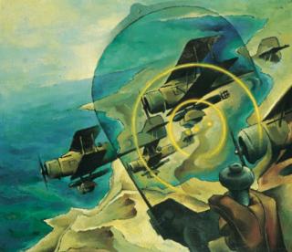 Tullio Crali - Intercettando idrosiluranti inglesi