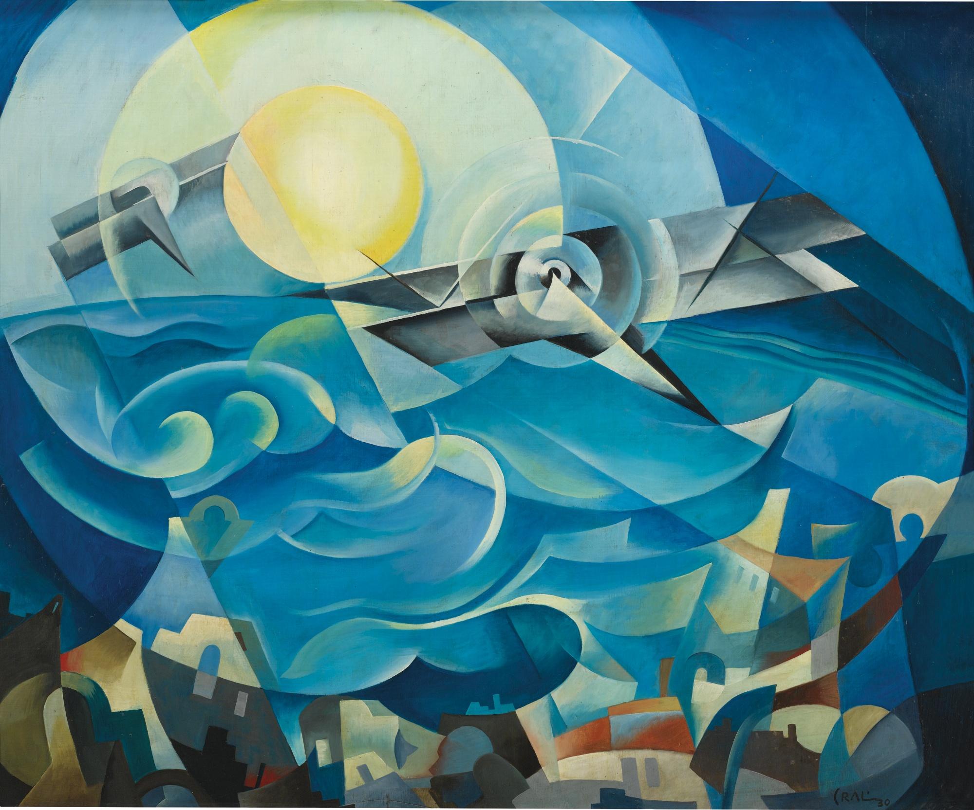 Tullio Crali - Raggiungendo Il Sole