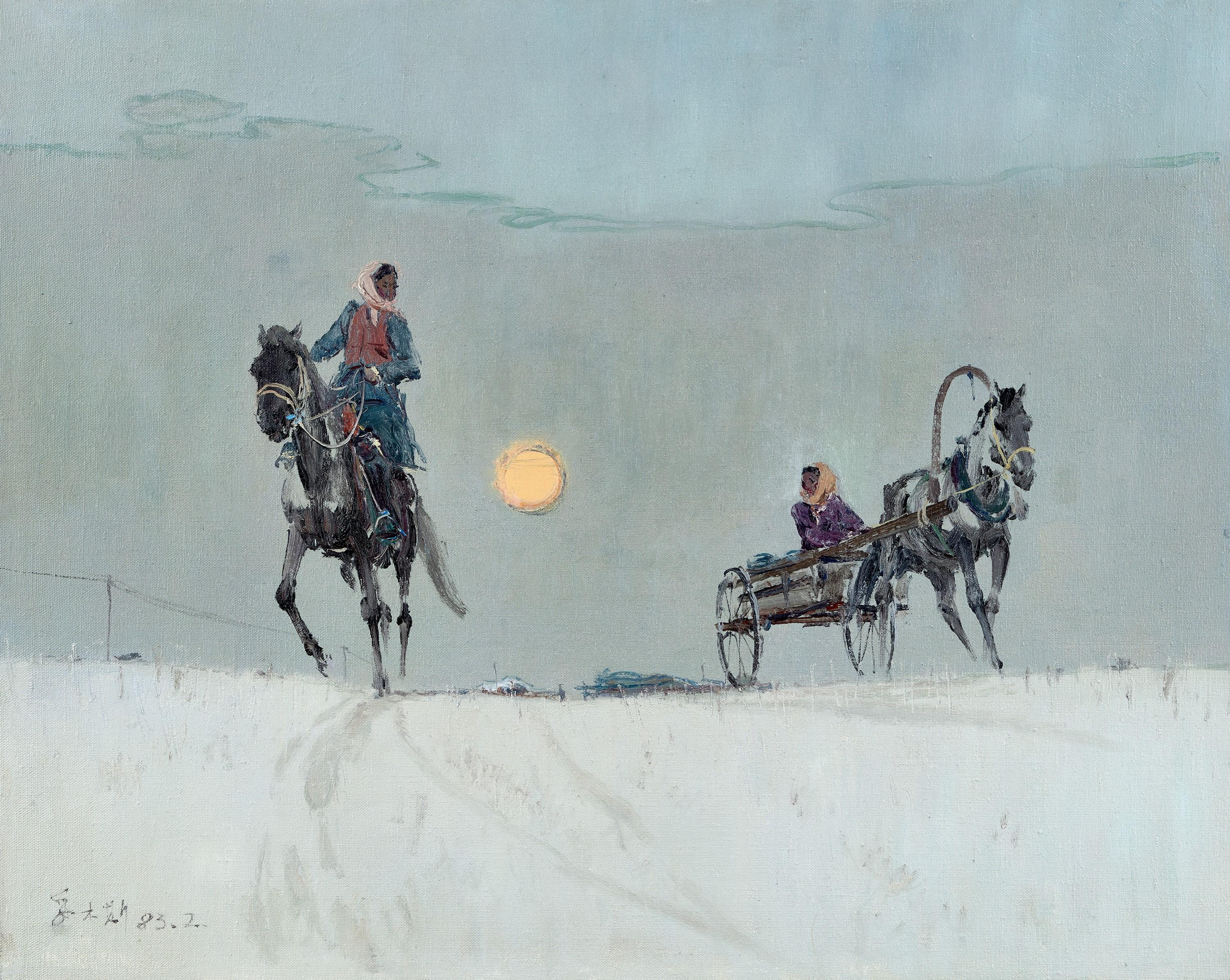 Tuo Musi - Early Winter Morning(Painted In 1983)