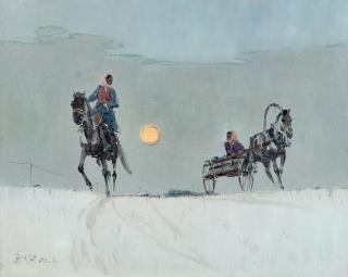 Tuo Musi - Early Winter Morning(Painted In 1983)