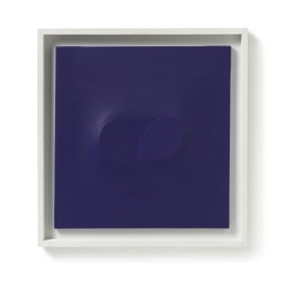 Turi Simeti - 2 ovali blu