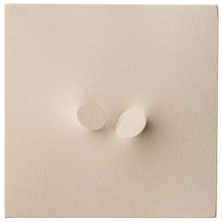 Turi Simeti - 2 ovali color sabbia