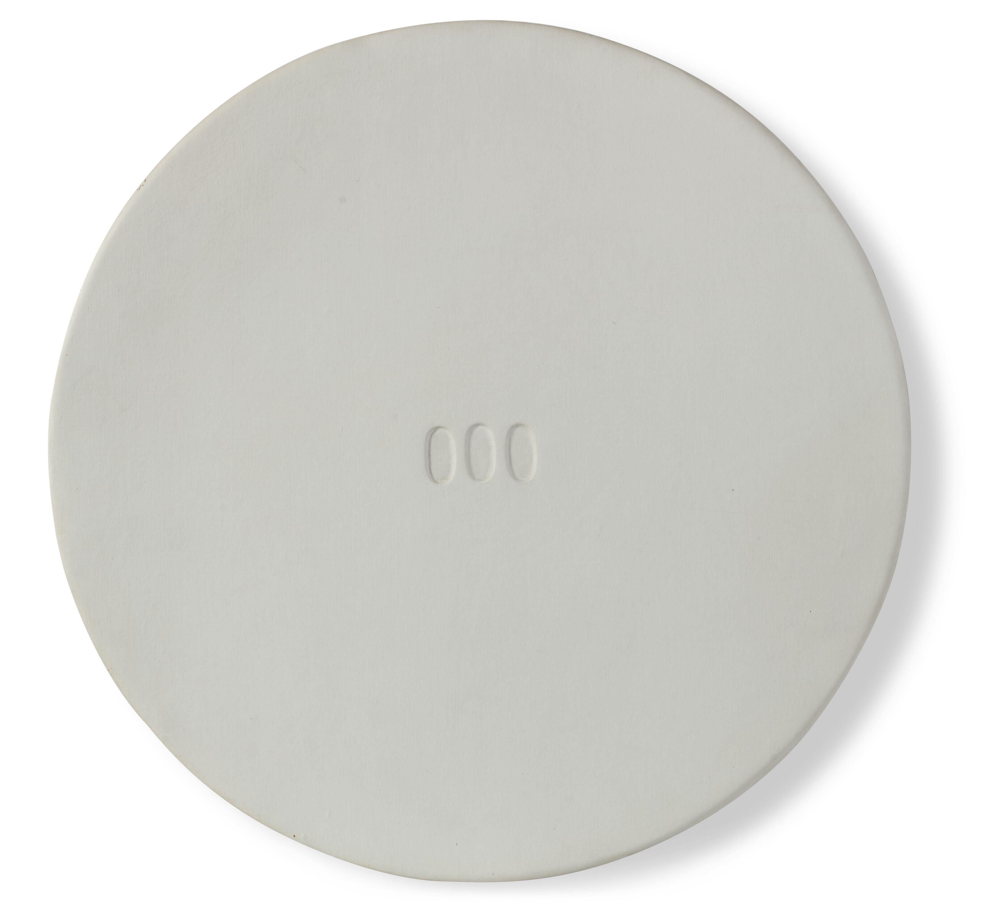 Turi Simeti - 3 Ovali Bianchi (3 White Ovals)