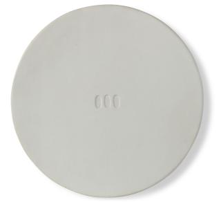 Turi Simeti - 3 Ovali Bianchi (3 White Ovals)