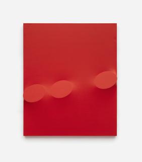 Turi Simeti - 3 ovali rossi