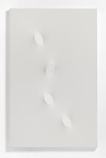 Turi Simeti - 4 ovali bianchi